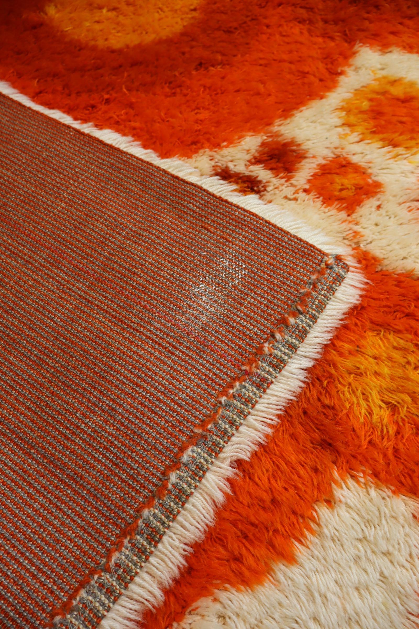 20th Century Hojer Eksport mid-century wool carpet: 