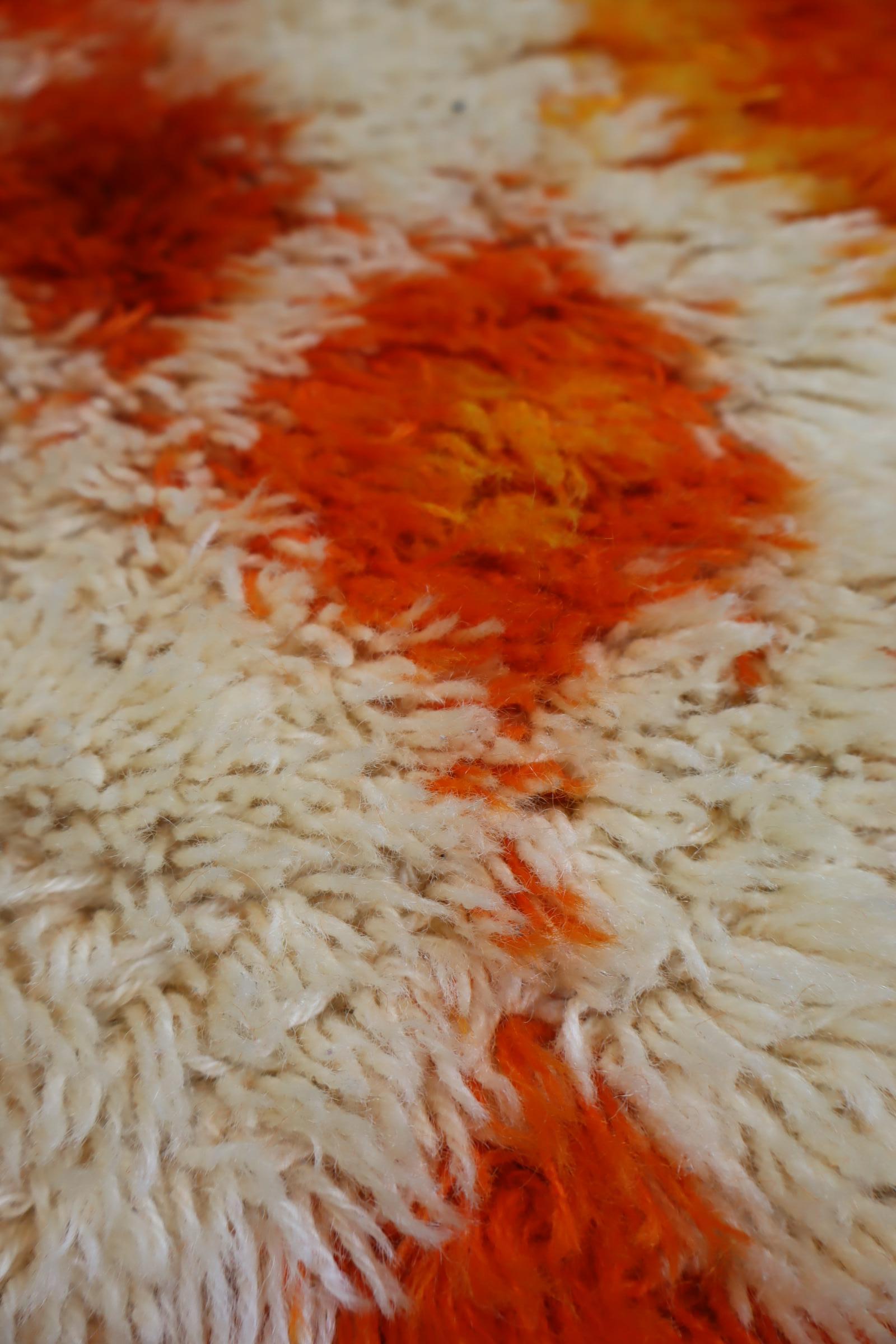 Wool Hojer Eksport mid-century wool carpet: 