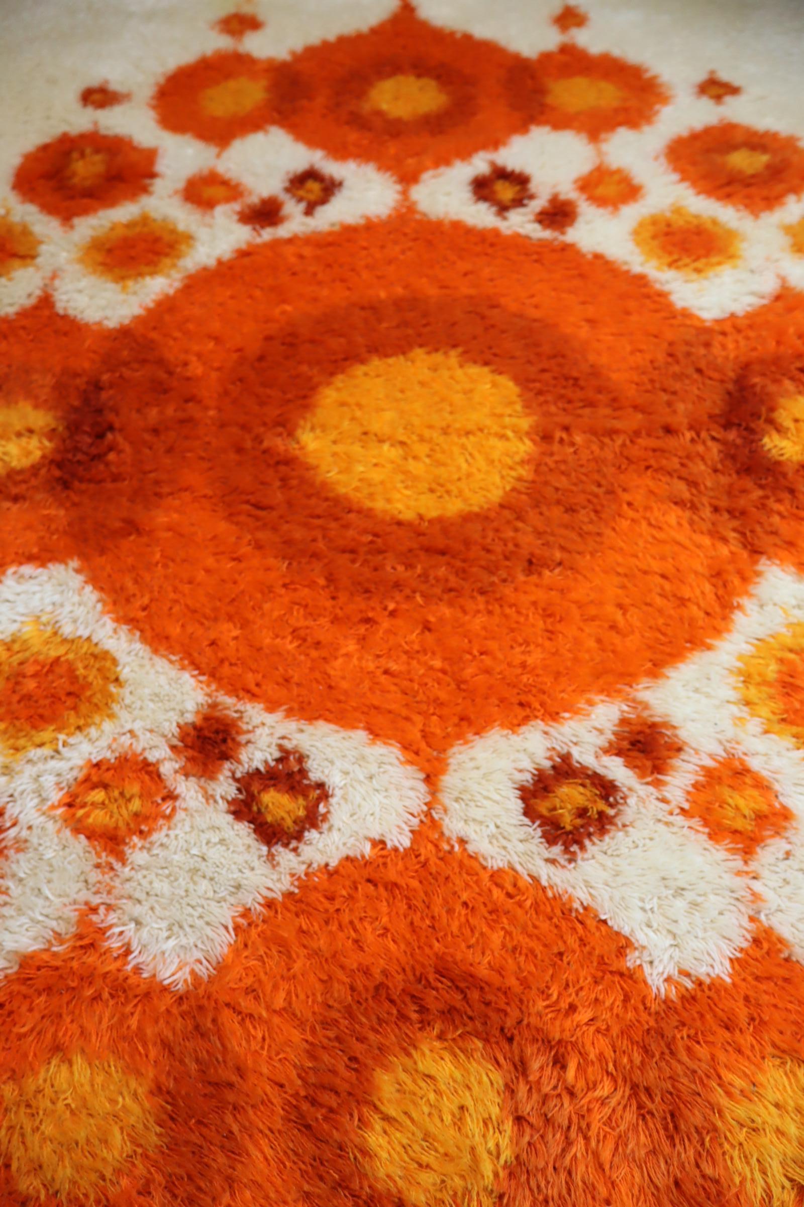 Hojer Eksport mid-century wool carpet: 