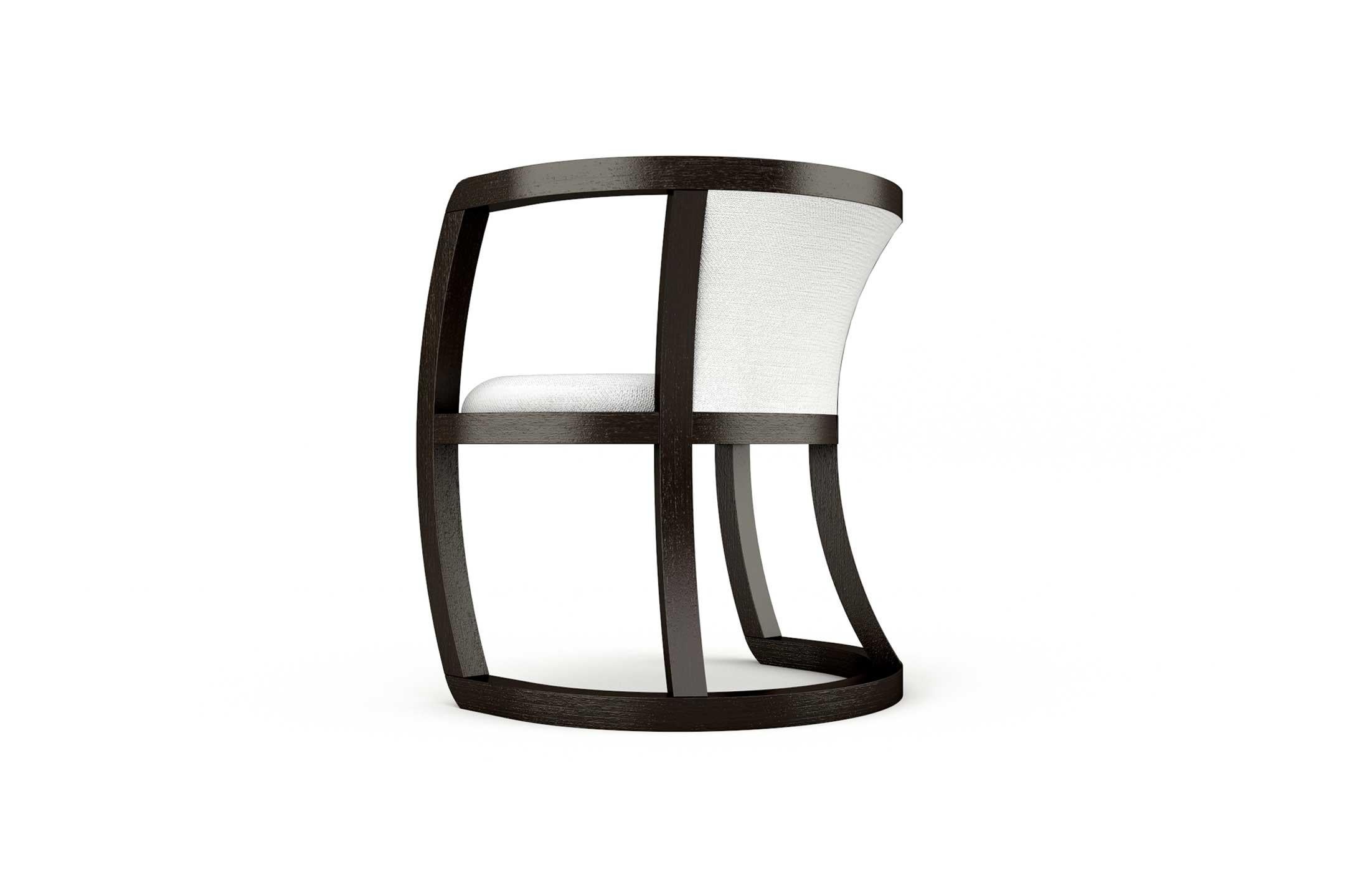 Hokkaido-Sessel - Moderner und minimalistischer schwarzer Sessel mit gepolstertem Sitz im Zustand „Neu“ im Angebot in London, GB