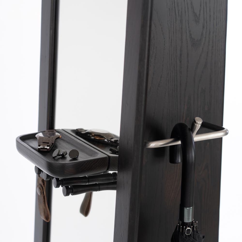 Turc HOL Full-length Mirror Organizer Long Rectangular Noir en vente