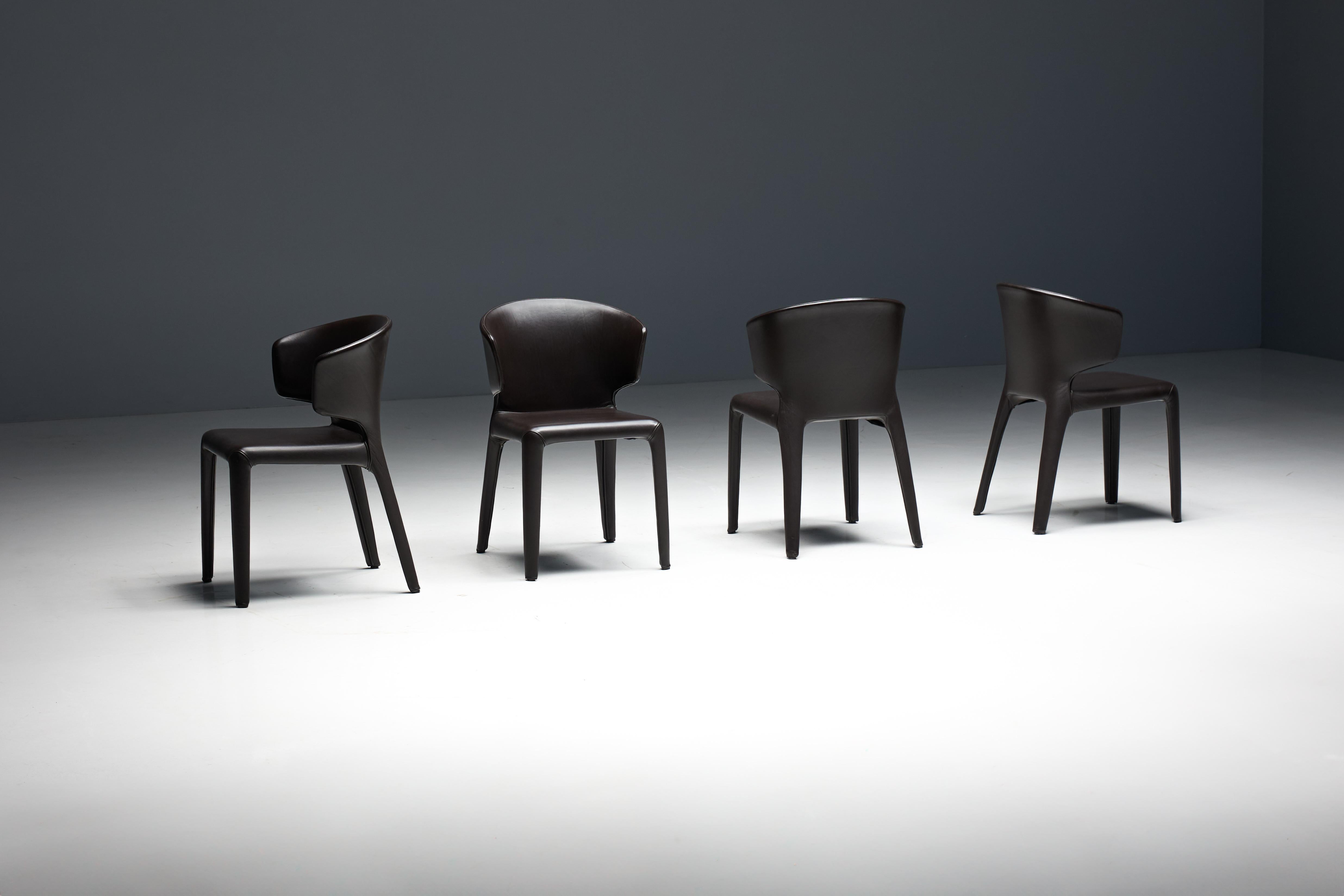 Hola 367 Armchairs by Hannes Wettstein for Cassina, Italy, 2000s For Sale 10