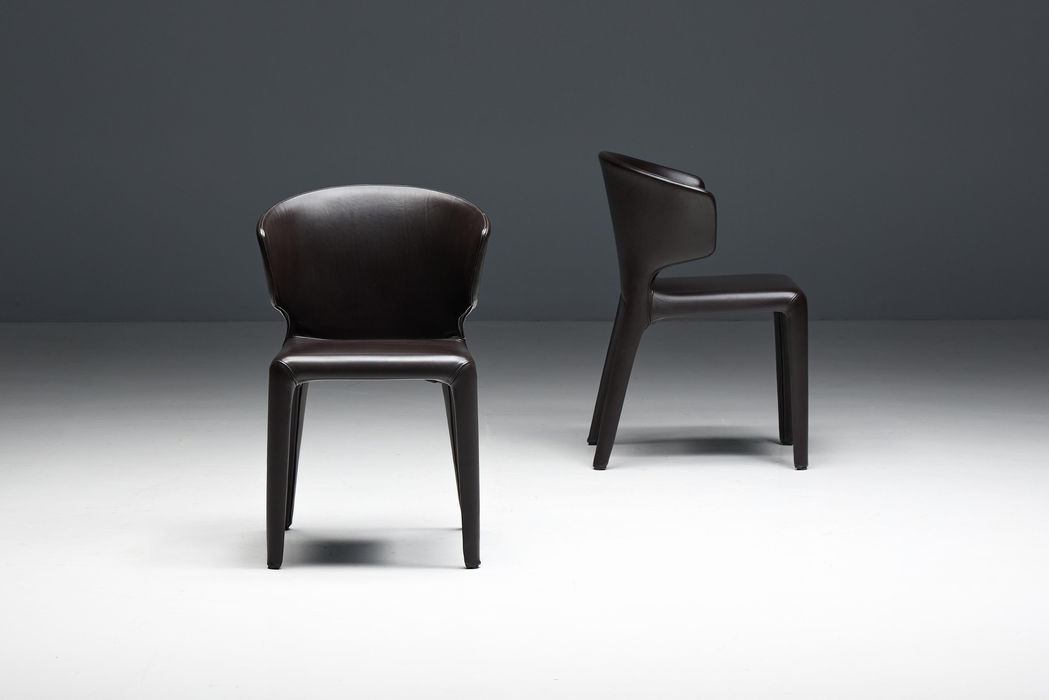 Hola 367 Armchairs by Hannes Wettstein for Cassina, Italy, 2000s For Sale 12