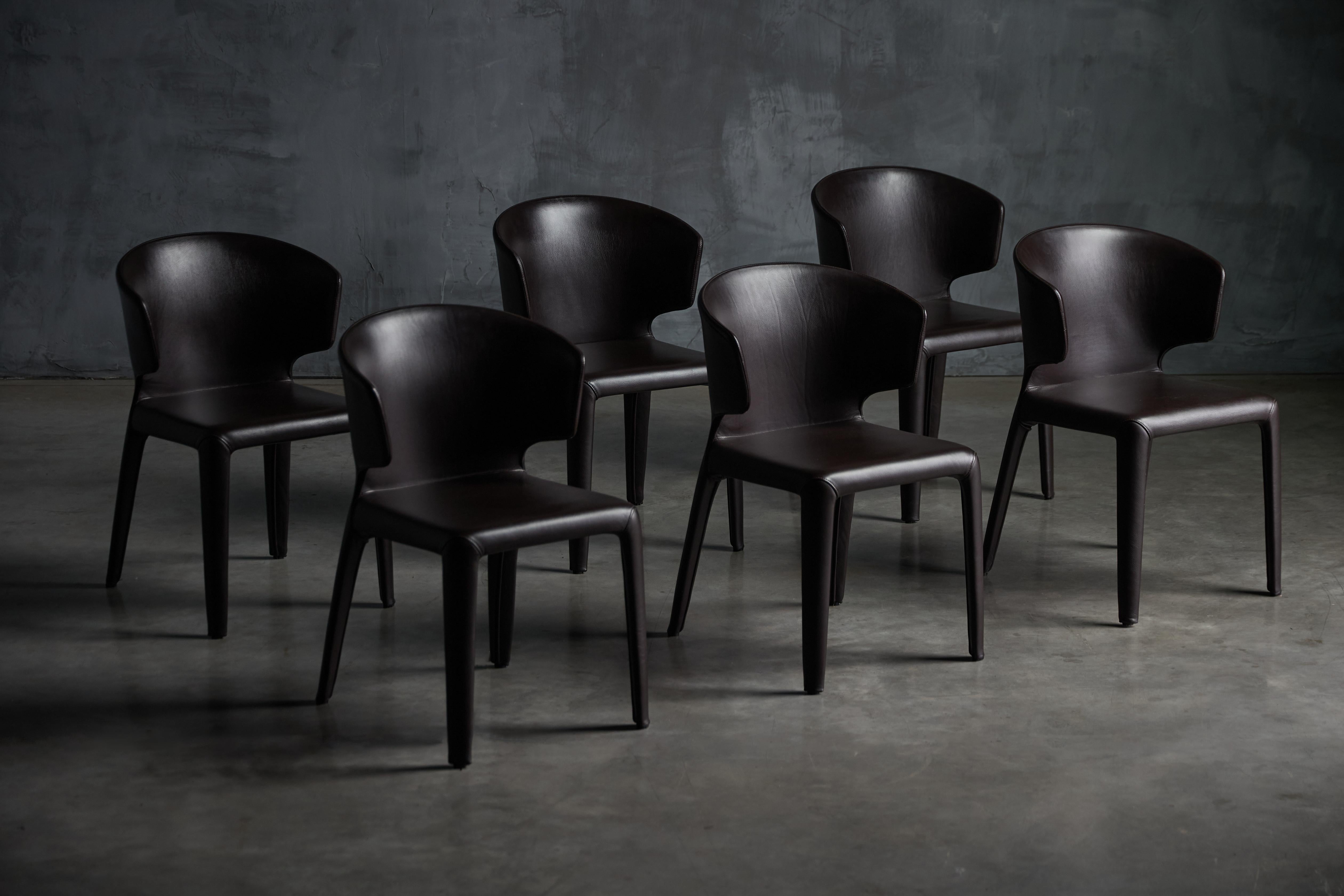 Mid-Century Modern Hola 367 Armchairs by Hannes Wettstein for Cassina, Italy, 2000s For Sale
