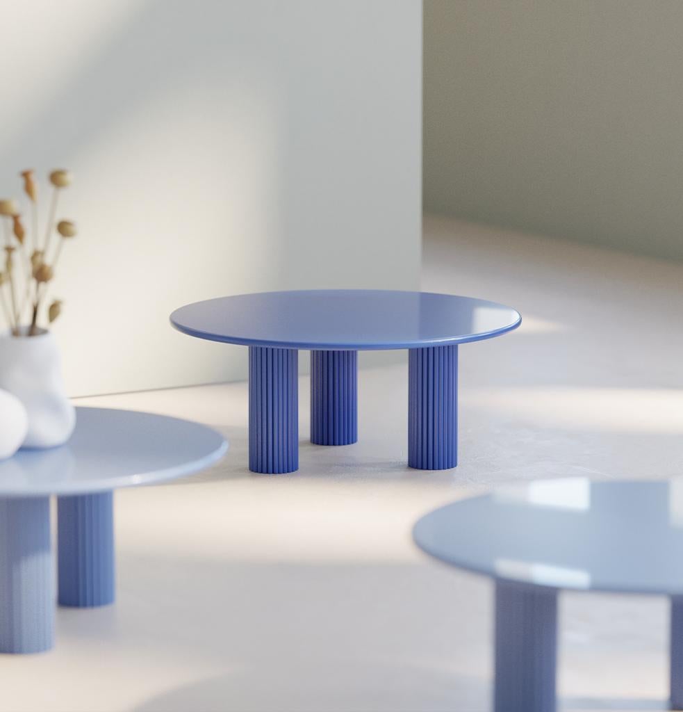 Laccato Tavolino HOLA Beige di Hermhaus in vendita