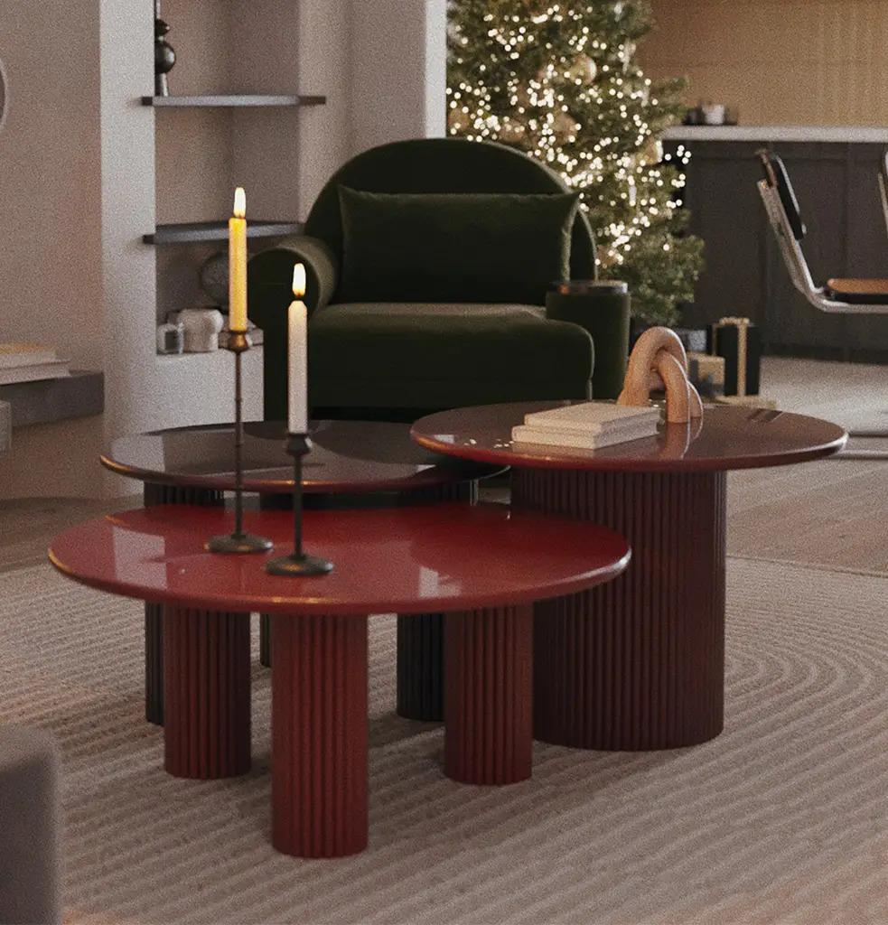 Avec sa géométrie simple et sympathique, la table basse HOLA s'harmonise facilement avec tout type de style ou d'espace. Son aspect naturel et ses lignes nobles complèteront votre style en y apportant une touche finale.