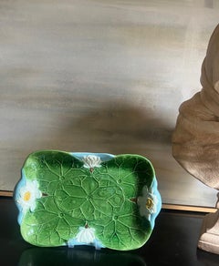 Holdcraft Majolica Pond LiIly Tray, c.1870's