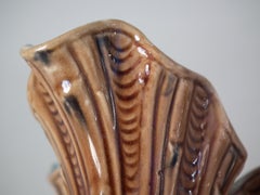 Holdcroft Majolica Lily Triple Posy Vase