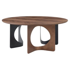 Hole Round Canaletto Wood Dining Table