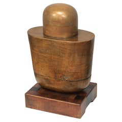 Holey Grail Monumental Sculptural Form in Wood by Annet Gaaikema, 1980s