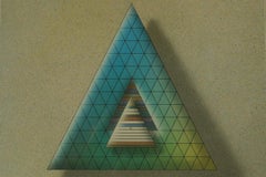 Holger Bäckström & Bo Ljungberg, Green Indian Game, Computer Ink Plot, Framed