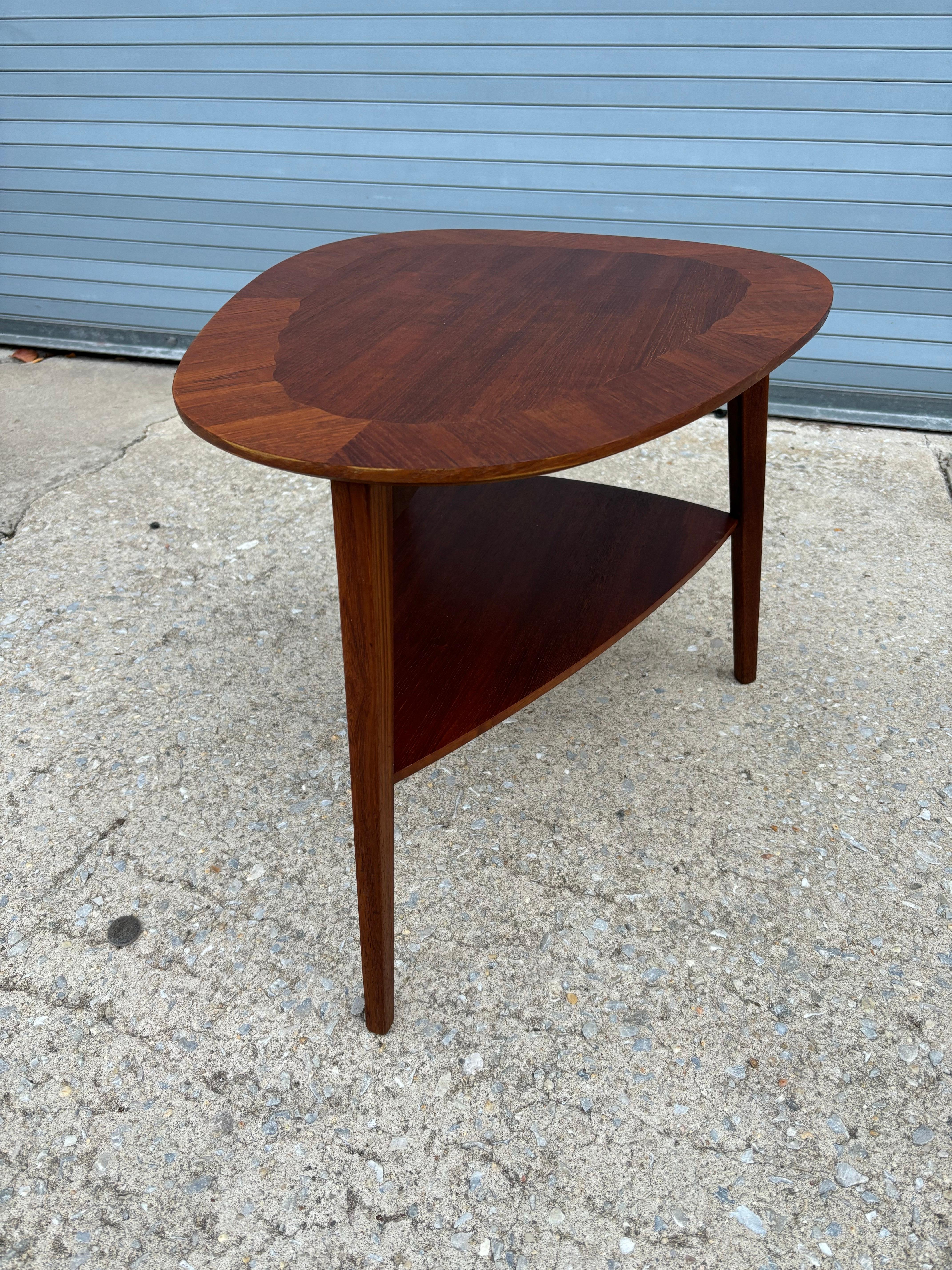 Holger Georg Jensen for Kubus Teak table In Good Condition In Philadelphia, PA