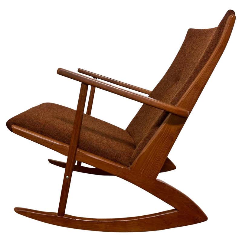 Classic Teak and Rope Rocker at 1stDibs