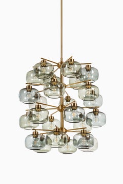 Holger Johansson Ceiling Lamp Produced by Westal in Sweden