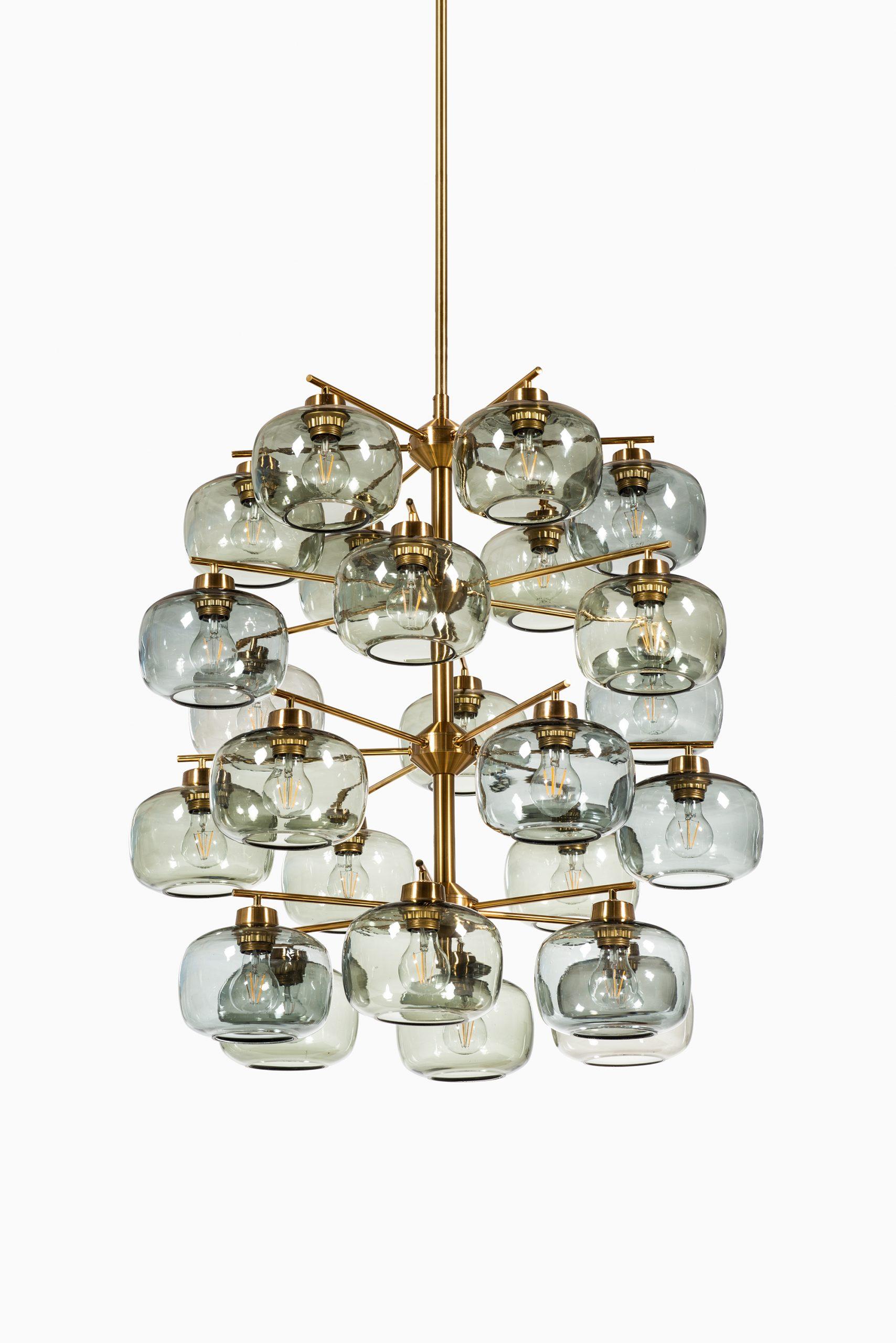 Swedish Holger Johansson Ceiling Lamp Produced by Westal in Sweden