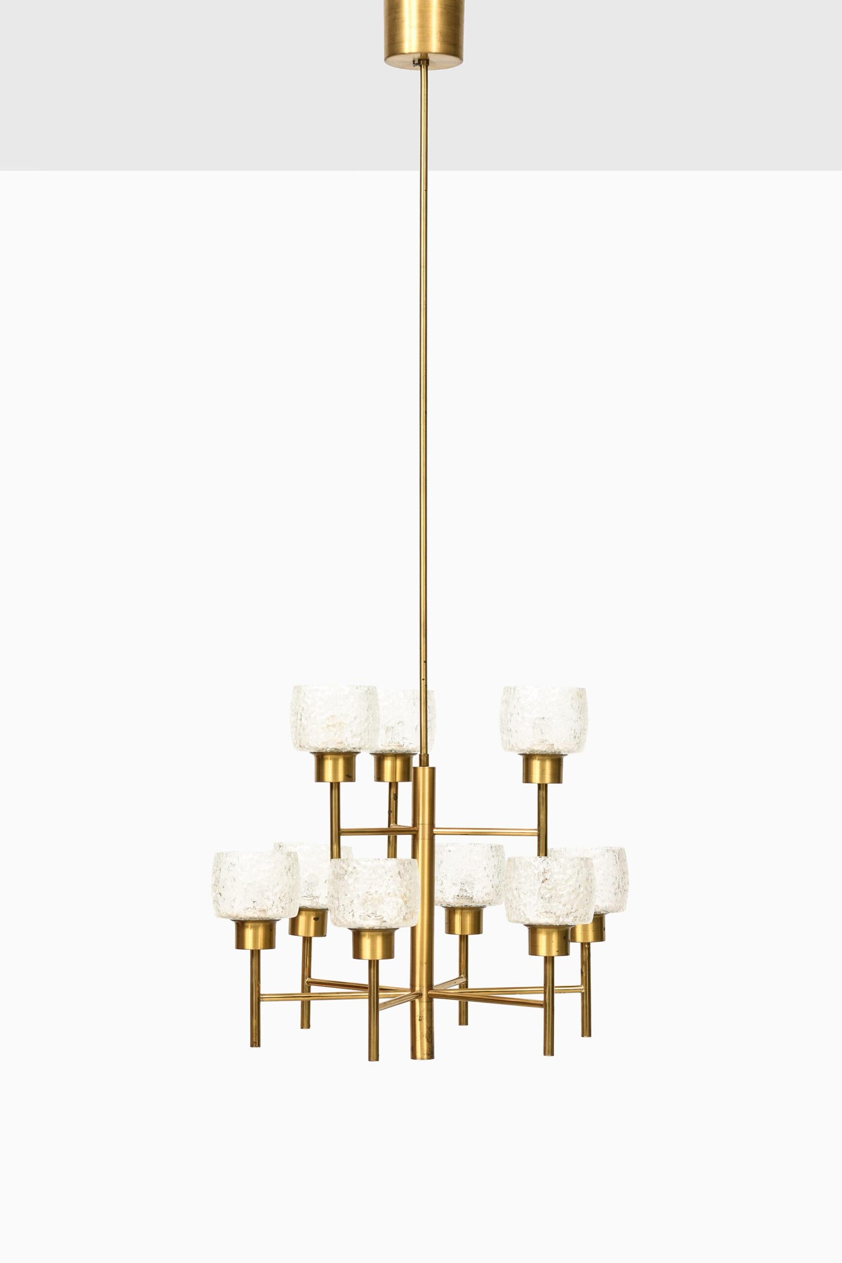 Holger Johansson Ceiling Lamp Produced by Westal in Sweden For Sale 1