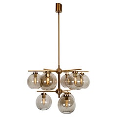 Holger Johansson Contemporary Nine-Light Ceiling Fixture