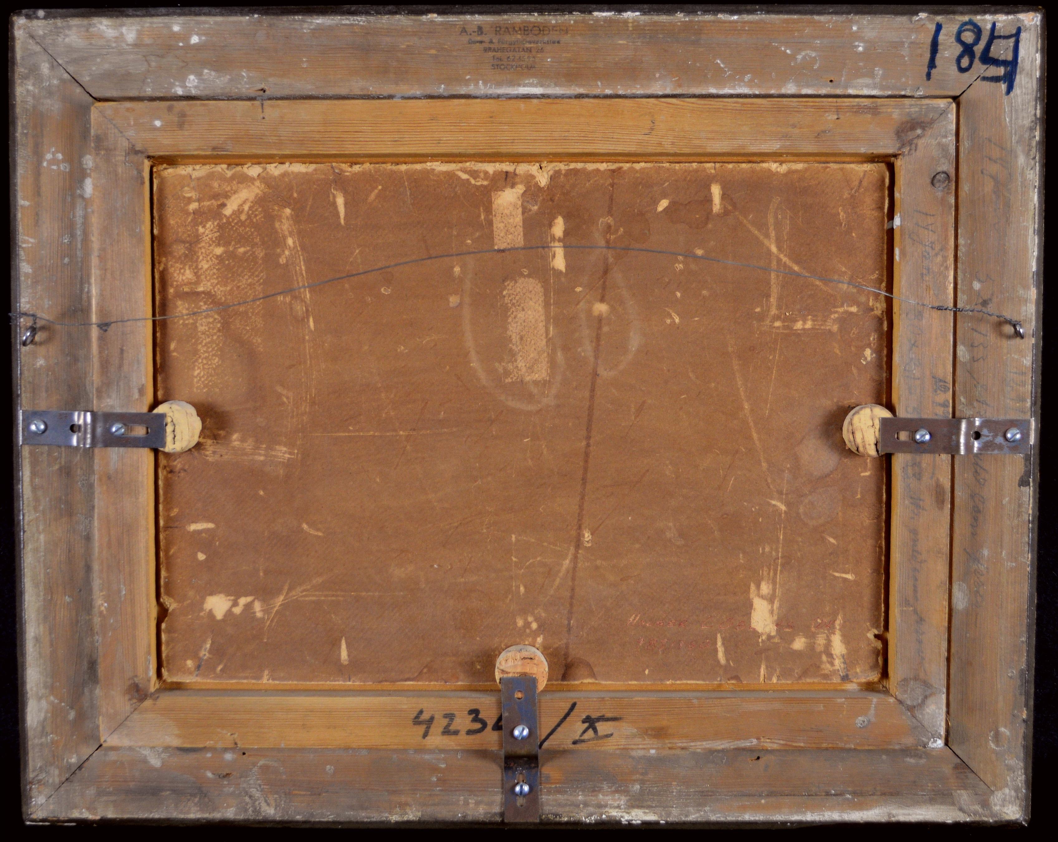 Sonnenuntergang an der Küste - Antike dänische Impressionisten Meer Meer Landschaft Ölgemälde im Angebot 3