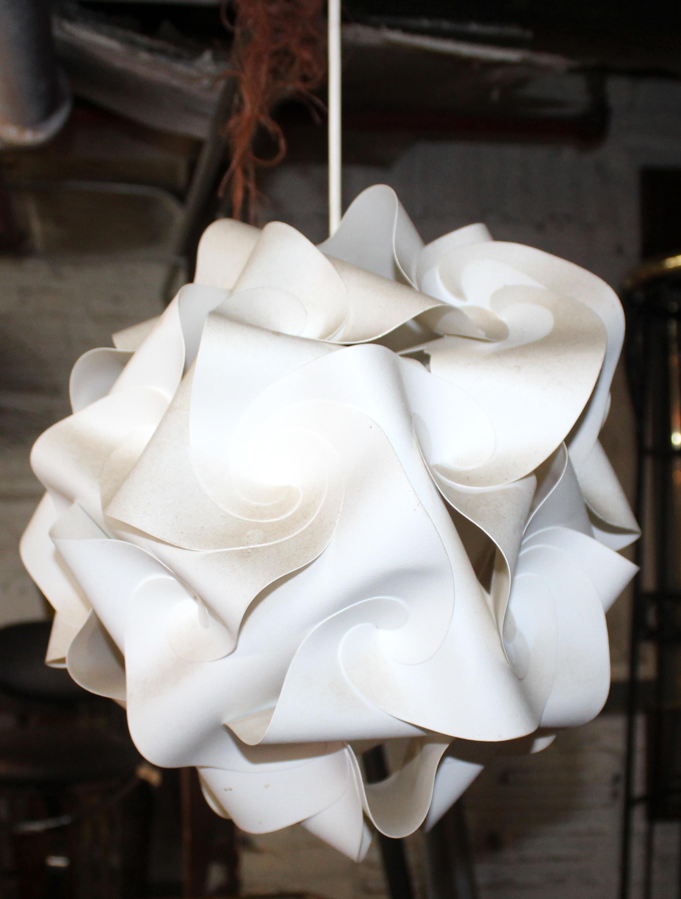 Mid-Century Modern Holger Strøm Designed Mid-Century Ribbon-Style Pendant For Sale