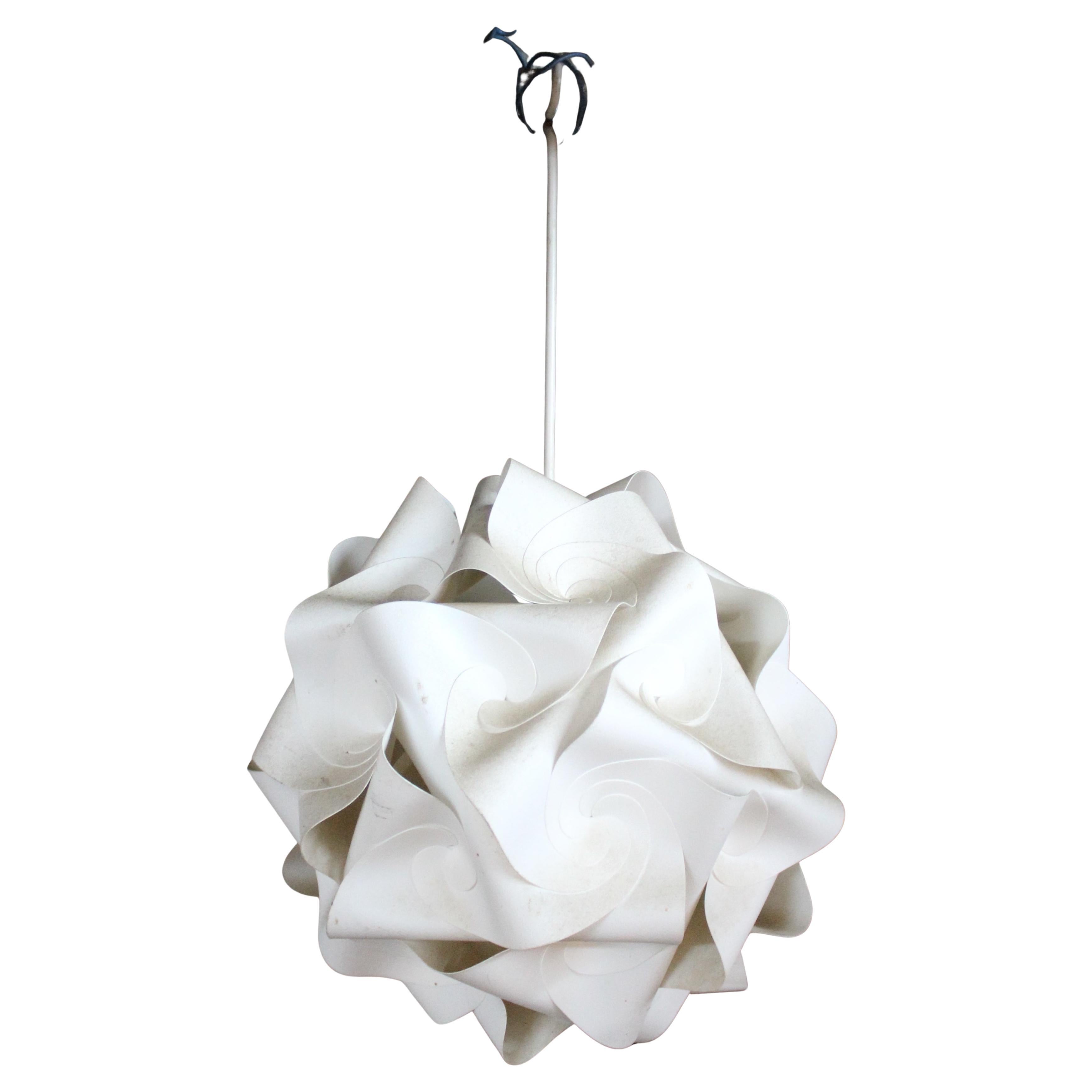 Holger Strøm Designed Mid-Century Ribbon-Style Pendant For Sale