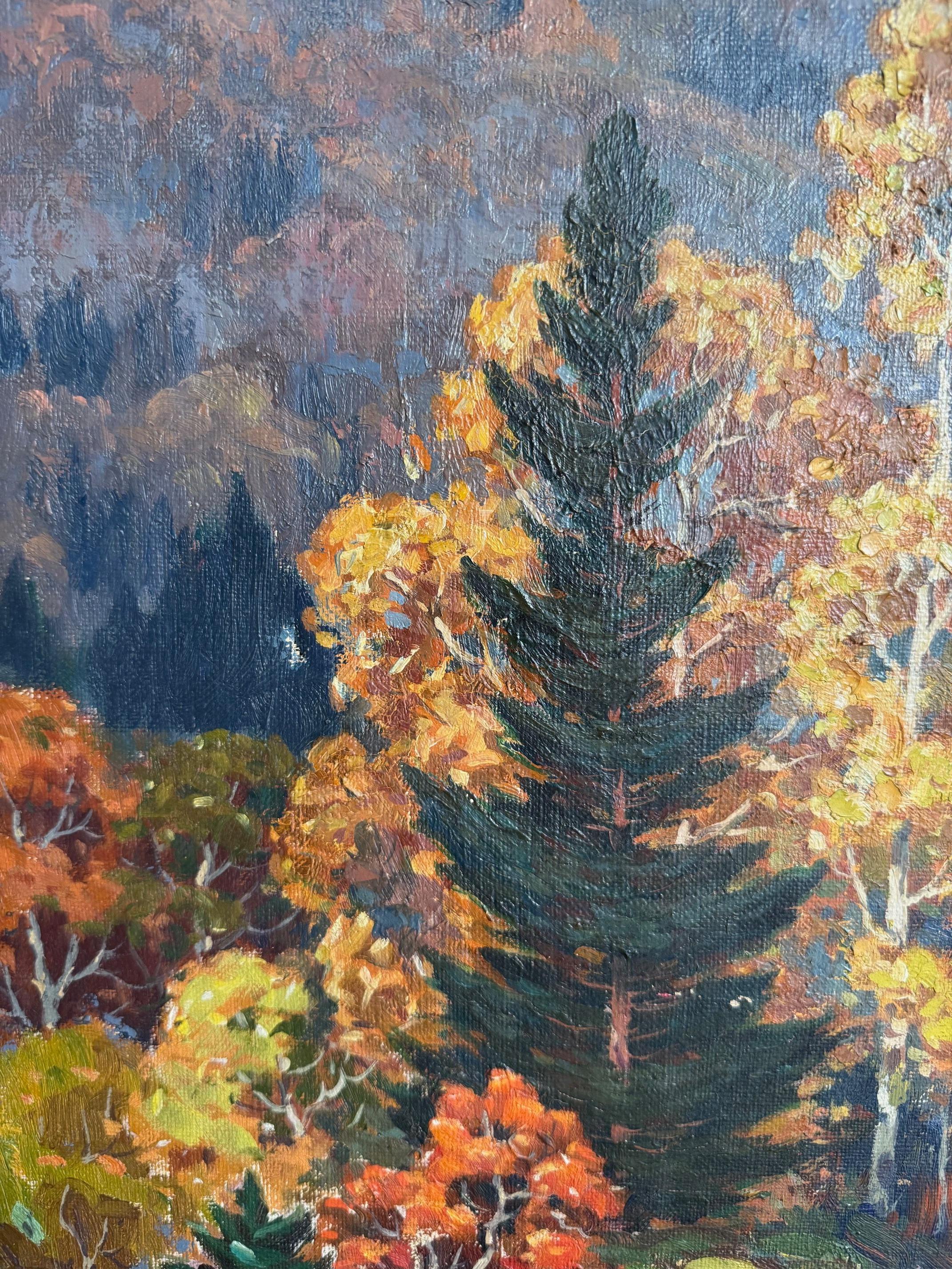 Mt. Greylock - Holder Wenzel Jensen - Landscape Painting Grigio di Holger Wenzel Jensen