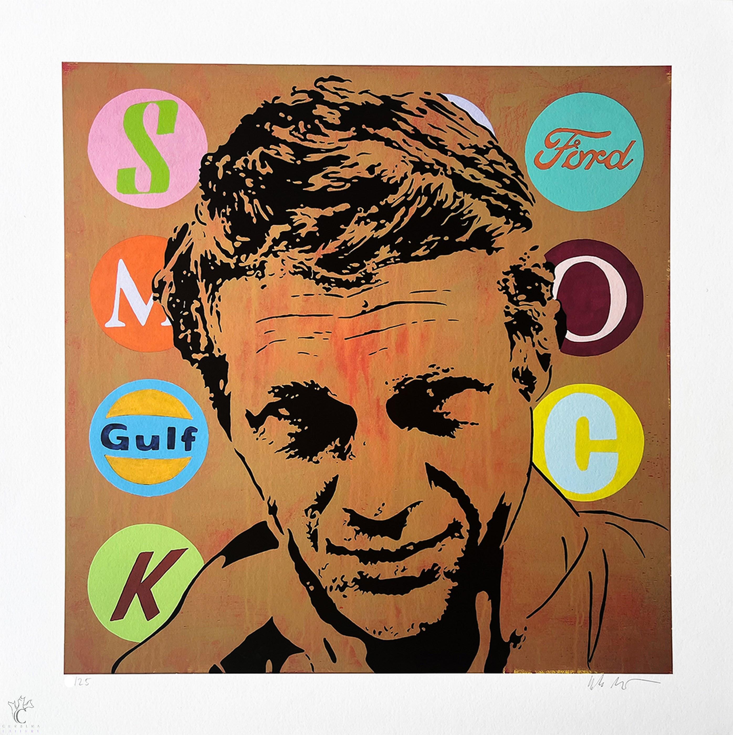 King of Cool (Steve McQueen, Nostalgia, Pop Art, Collage, 50s, 60s, 70s, Warhol)