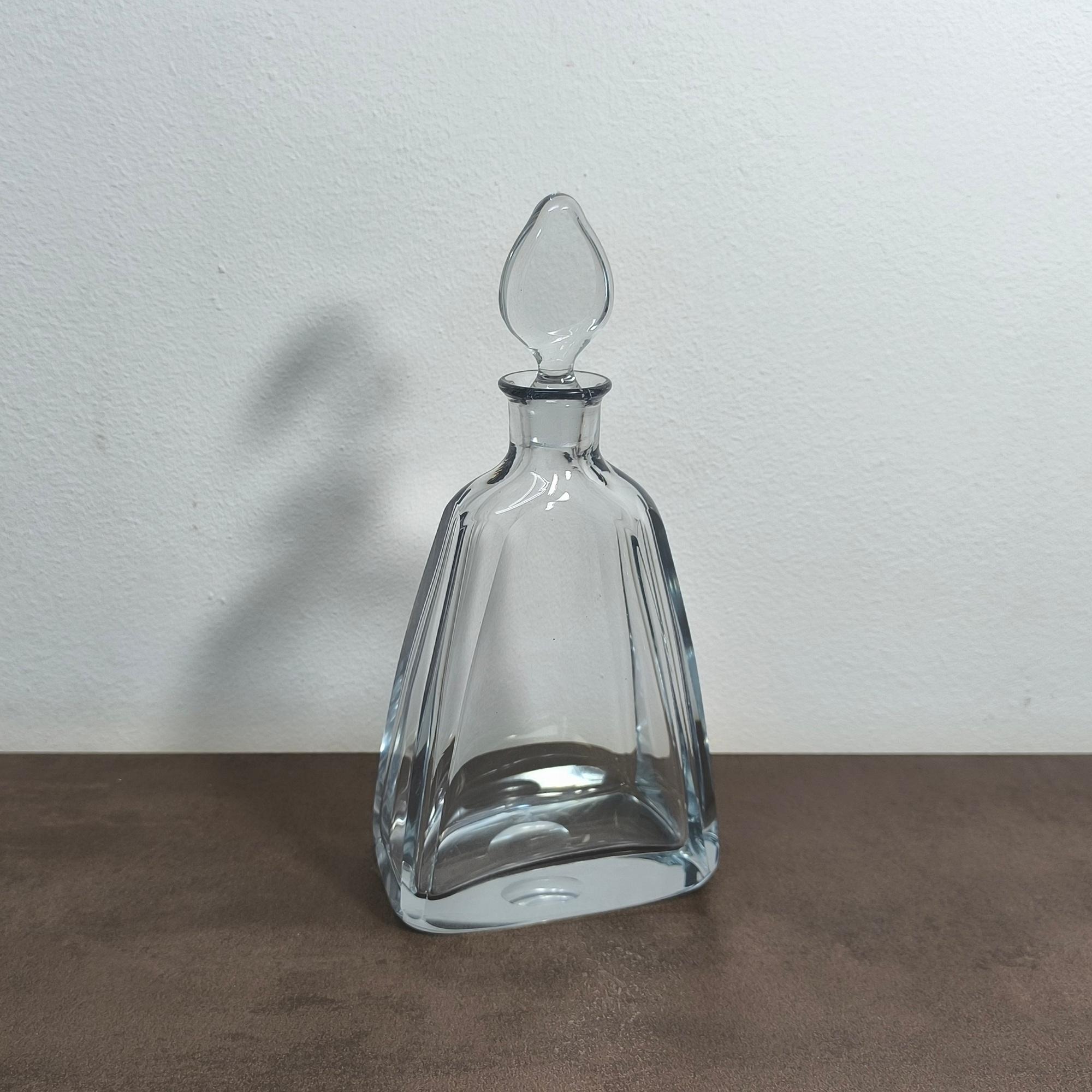 WEIHNACHTSGESCHENK - Moderne Kristallglaskaraffe aus der Jahrhundertmitte mit Teardrop-Verschluss im Zustand „Hervorragend“ im Angebot in Bochum, NRW