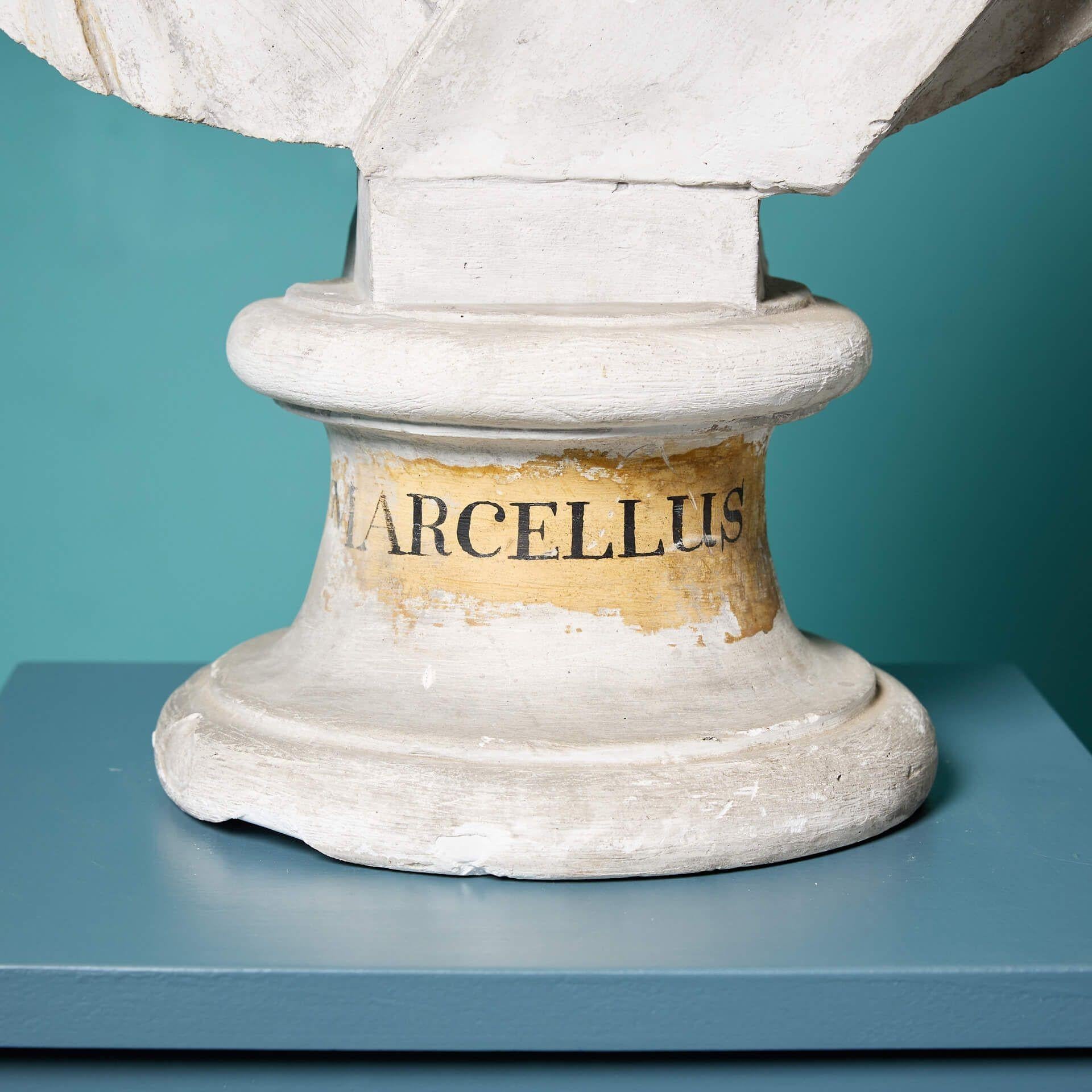 Hand-Crafted Holkham Hall Portrait Bust of Marcus Claudius Marcellus For Sale