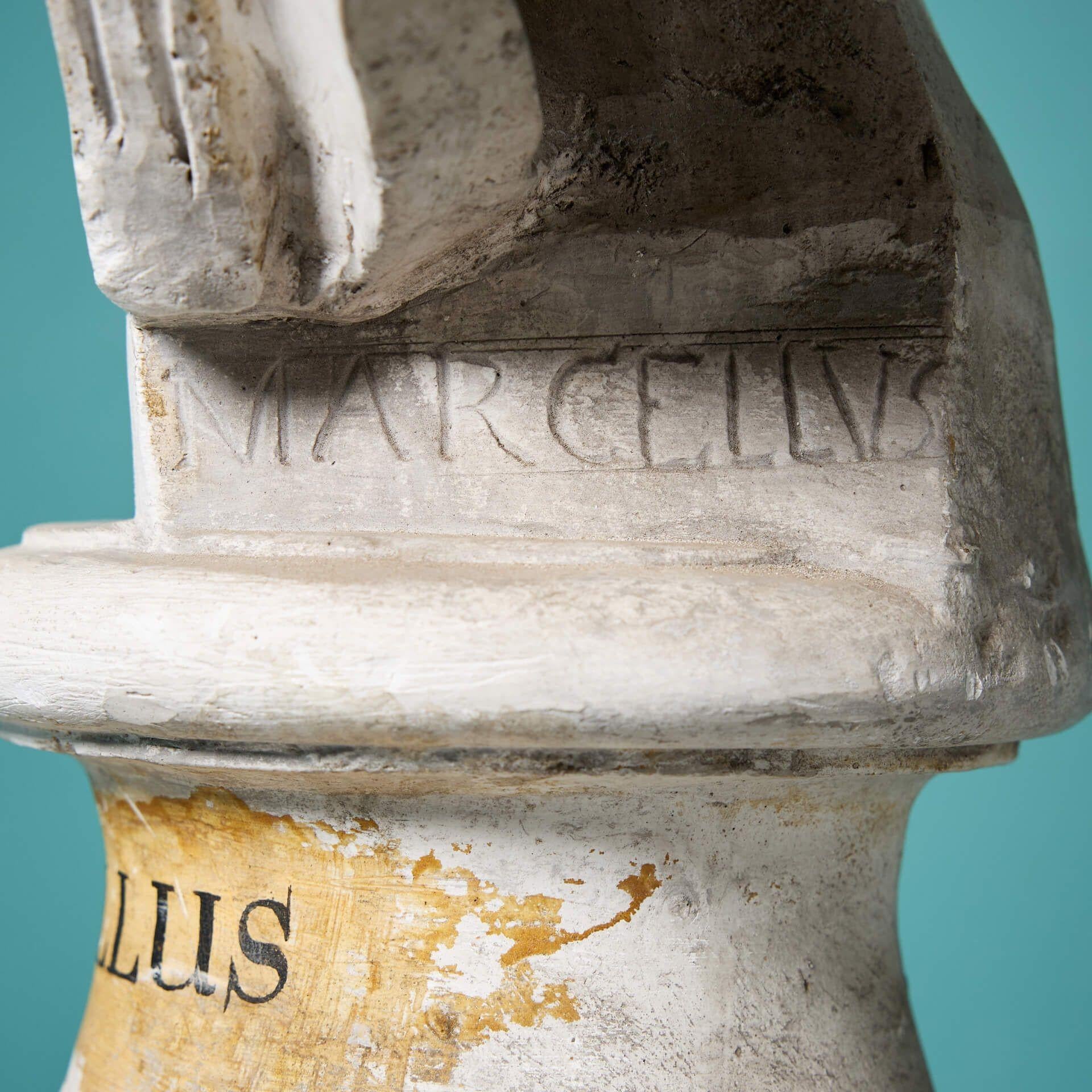 19th Century Holkham Hall Portrait Bust of Marcus Claudius Marcellus For Sale