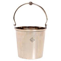 Retro Holland-America Line Silver Plated Ice Bucket, by Van Zwanenburg