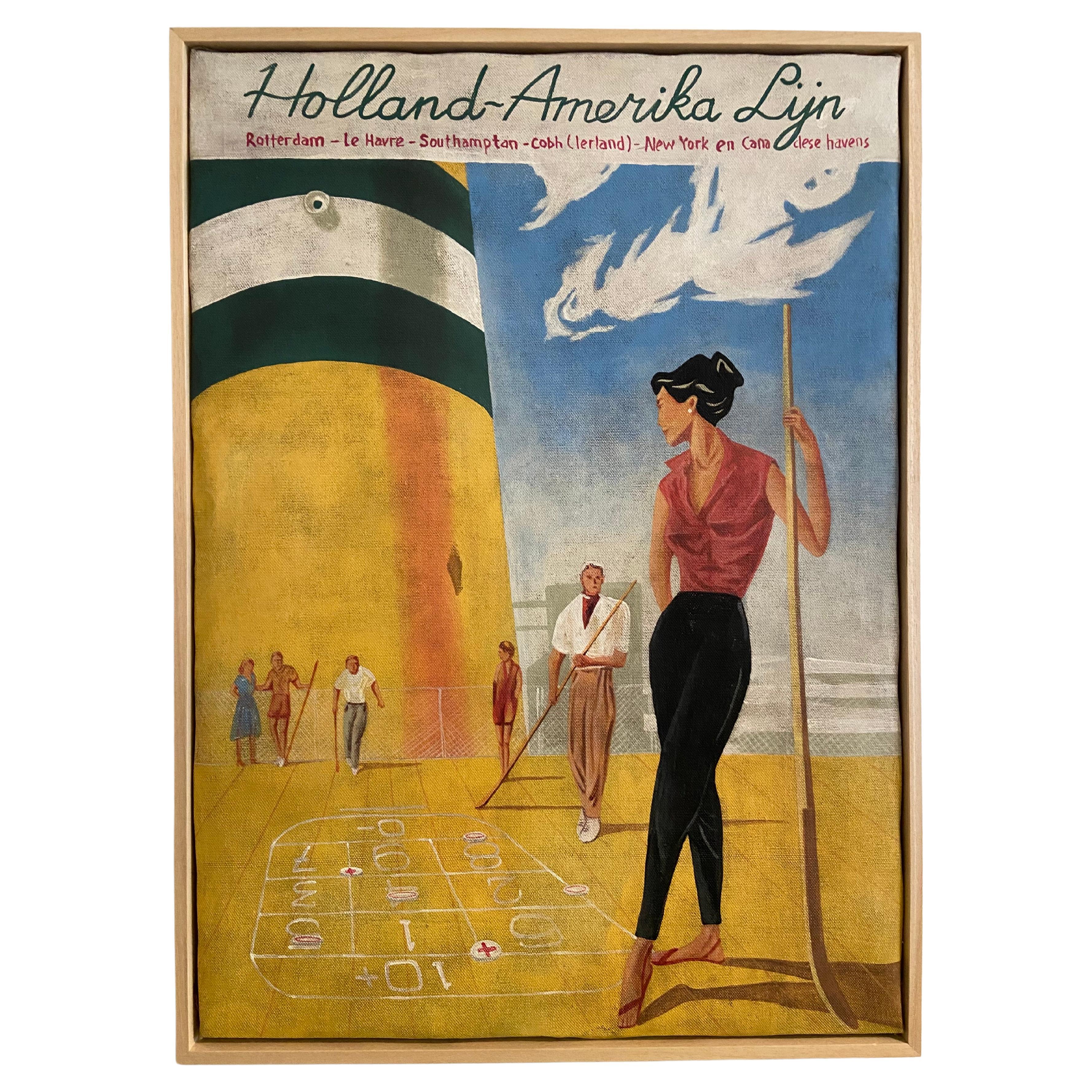 'Holland Amerika Lijn' painting For Sale