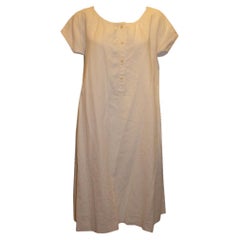 Holland and Holland White Linen Dress