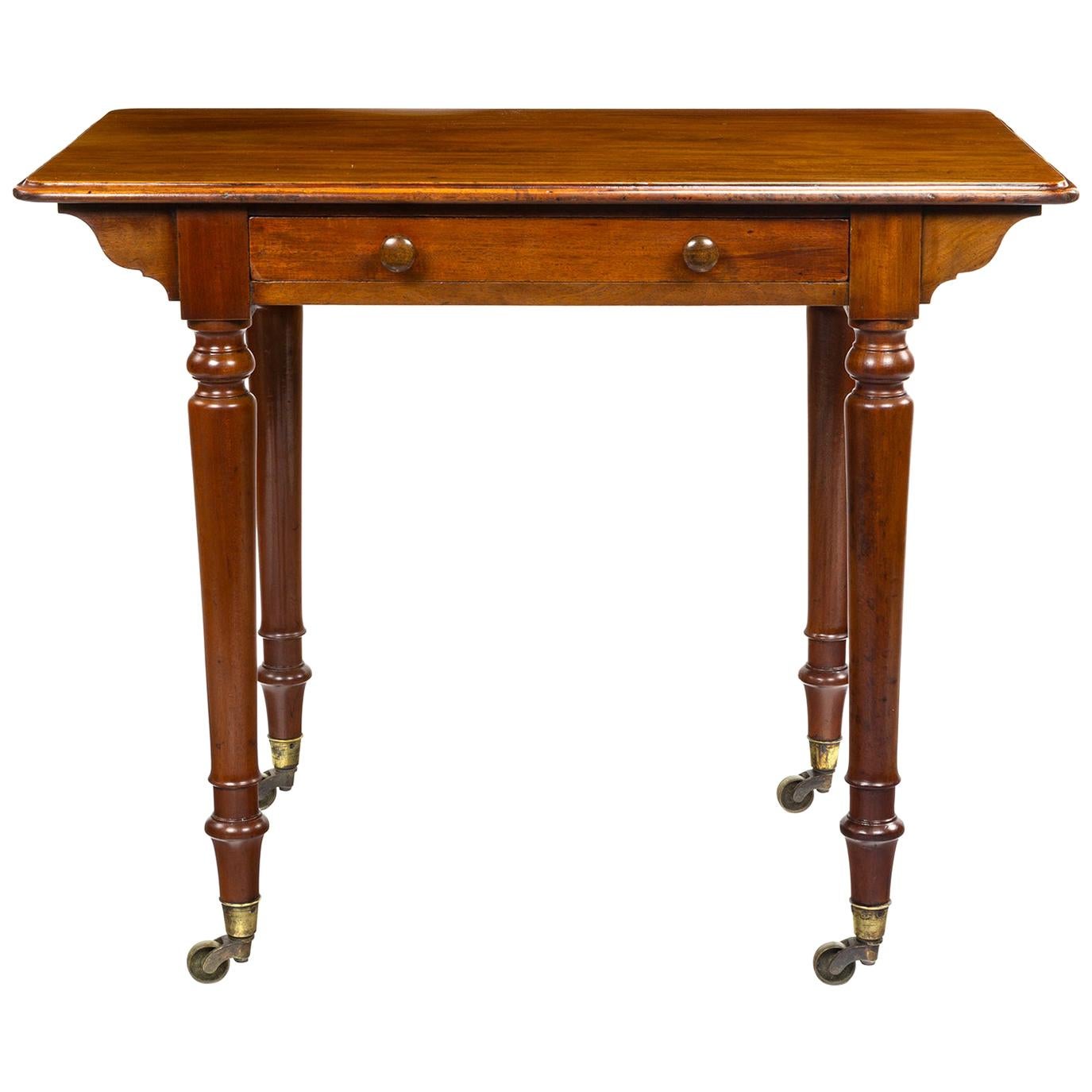 Holland and Son Regency Side Table in Mahogany For Sale