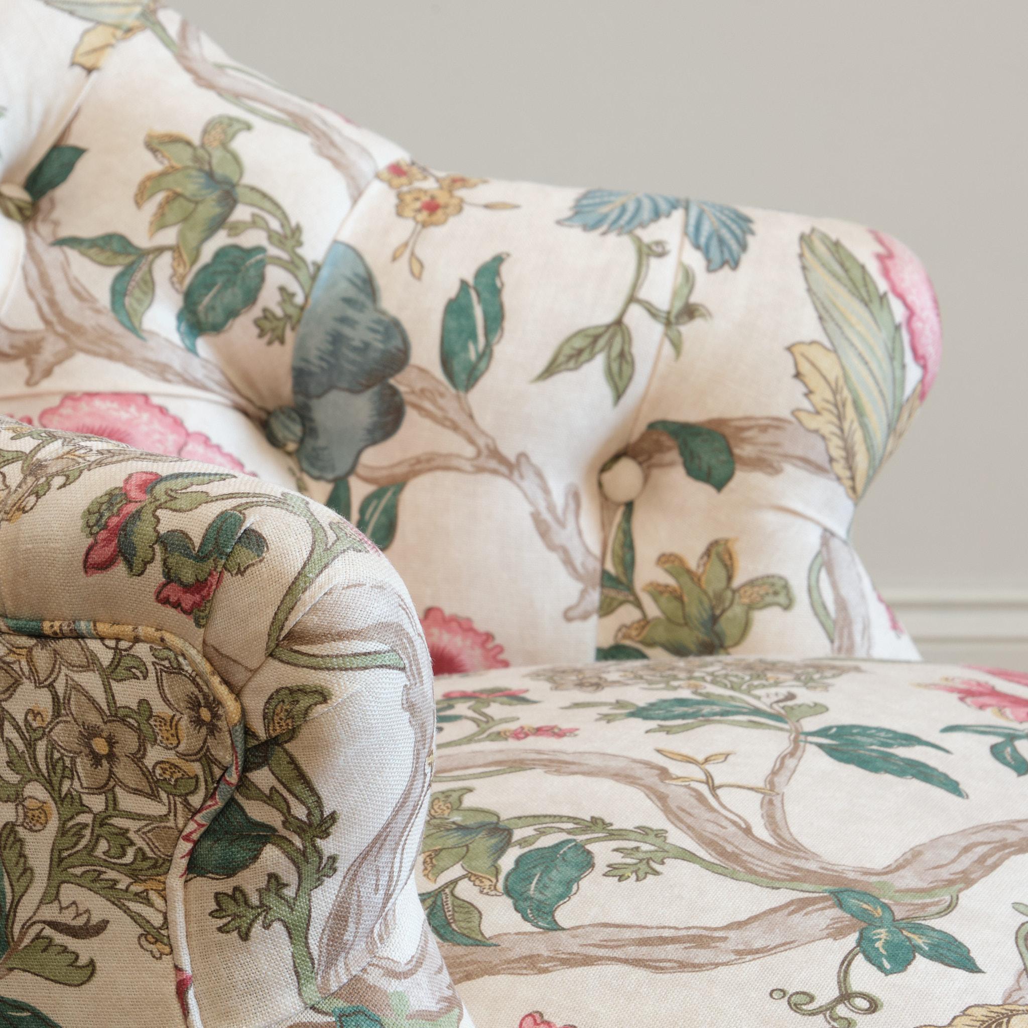 Sillón de bañera Holland & Sons en lino Colfax & Fowler en venta 6