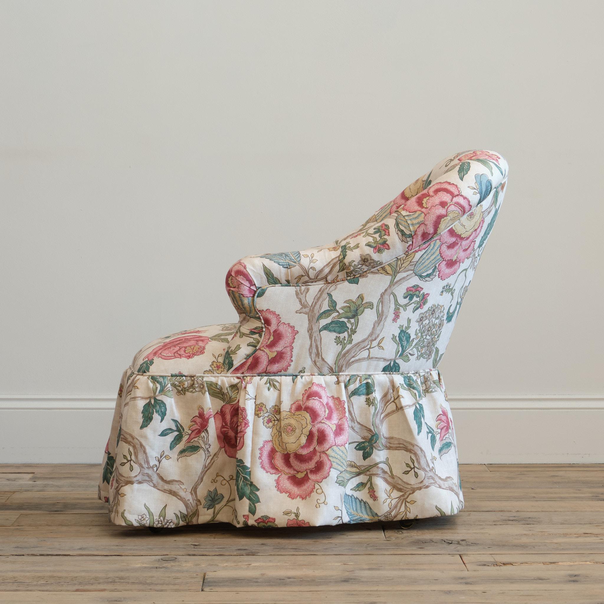 Sillón de bañera Holland & Sons en lino Colfax & Fowler en venta 1