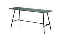 SP01 Holland Console in Green Verde Guatemala Marble, Made in Italy