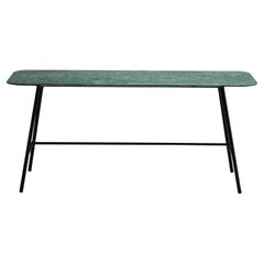 SP01 Holland Console in Green Verde Guatemala Marble, Made in Italy 