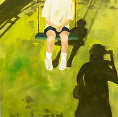 Doble sombra - Pintura, Óleo sobre lienzo