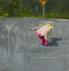 Aleteo - Pintura, Óleo sobre tabla