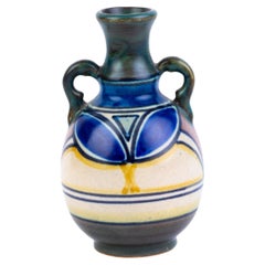 Vintage Holland Dutch Art Pottery Earthenware Vase