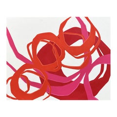 "I hope that you always look at me that way" Contemporary Geometric Painting