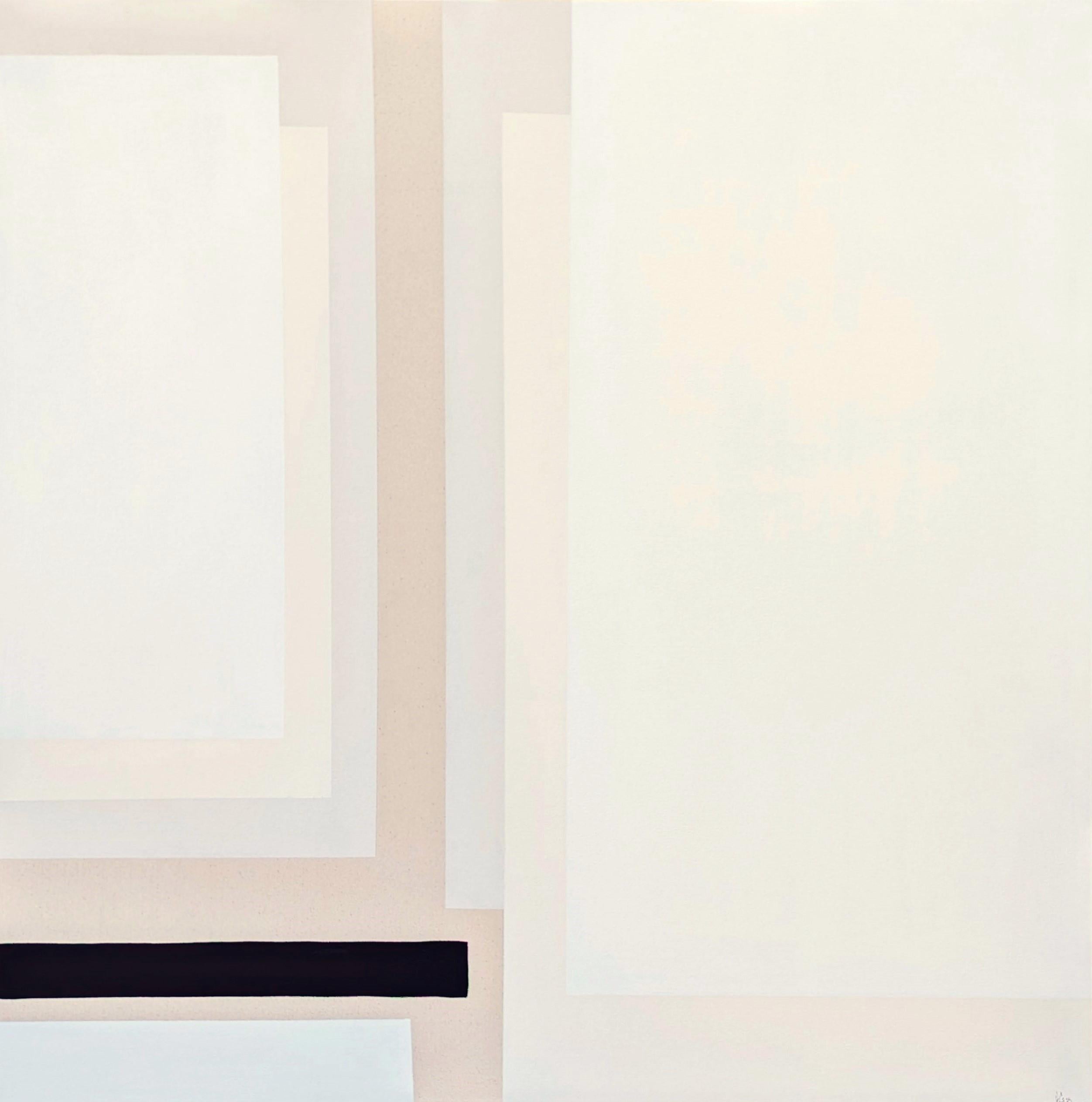 Landscape Painting di Holland Geibel - "La presenza sempre incombente del dolore in tutta la mia gioia" Astratto contemporaneo