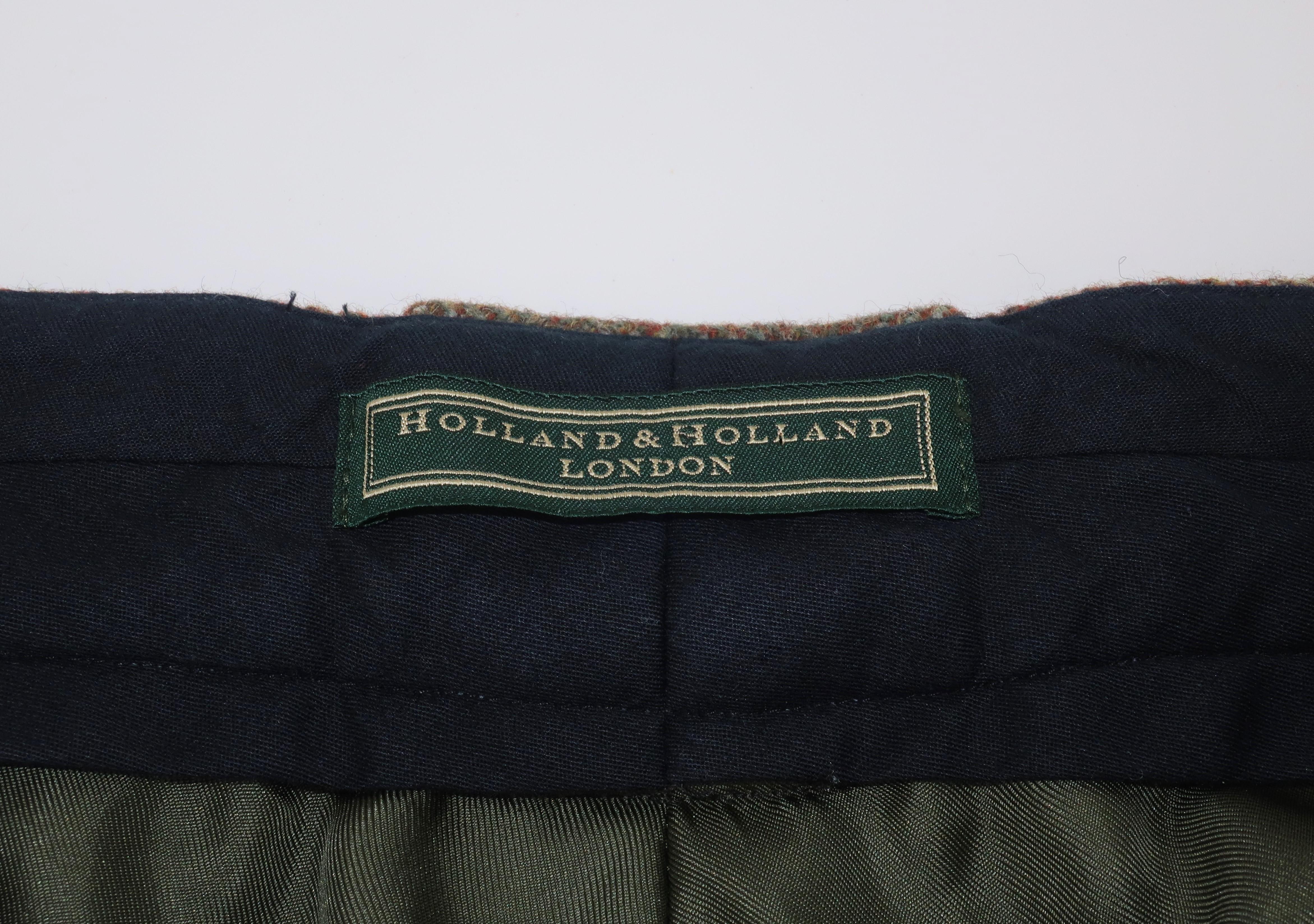 Holland & Holland English Wool Hunting Riding Knickers Pants 3