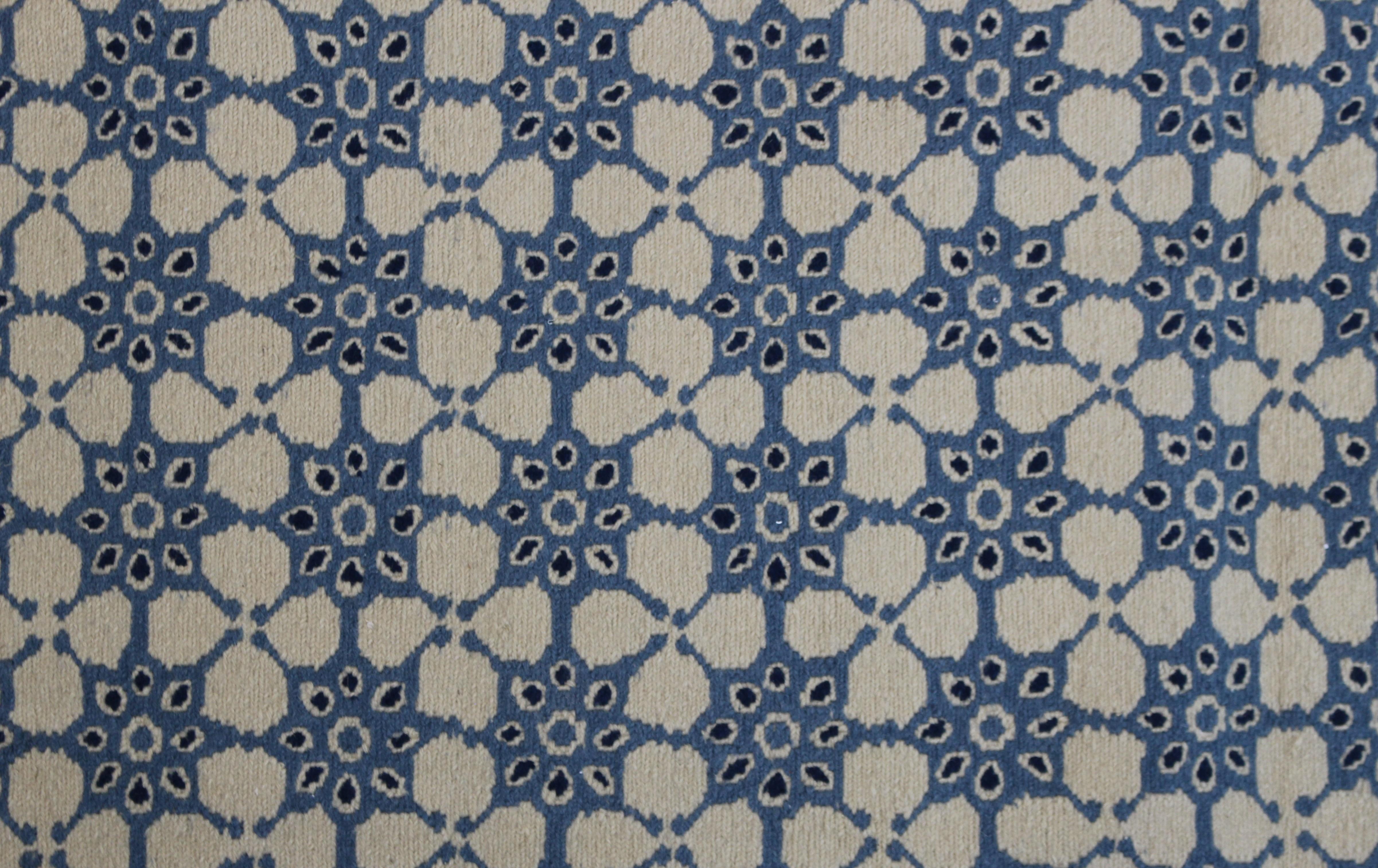 Fatto a mano Tappeto Holland & Sherry Tile Soumac in vendita