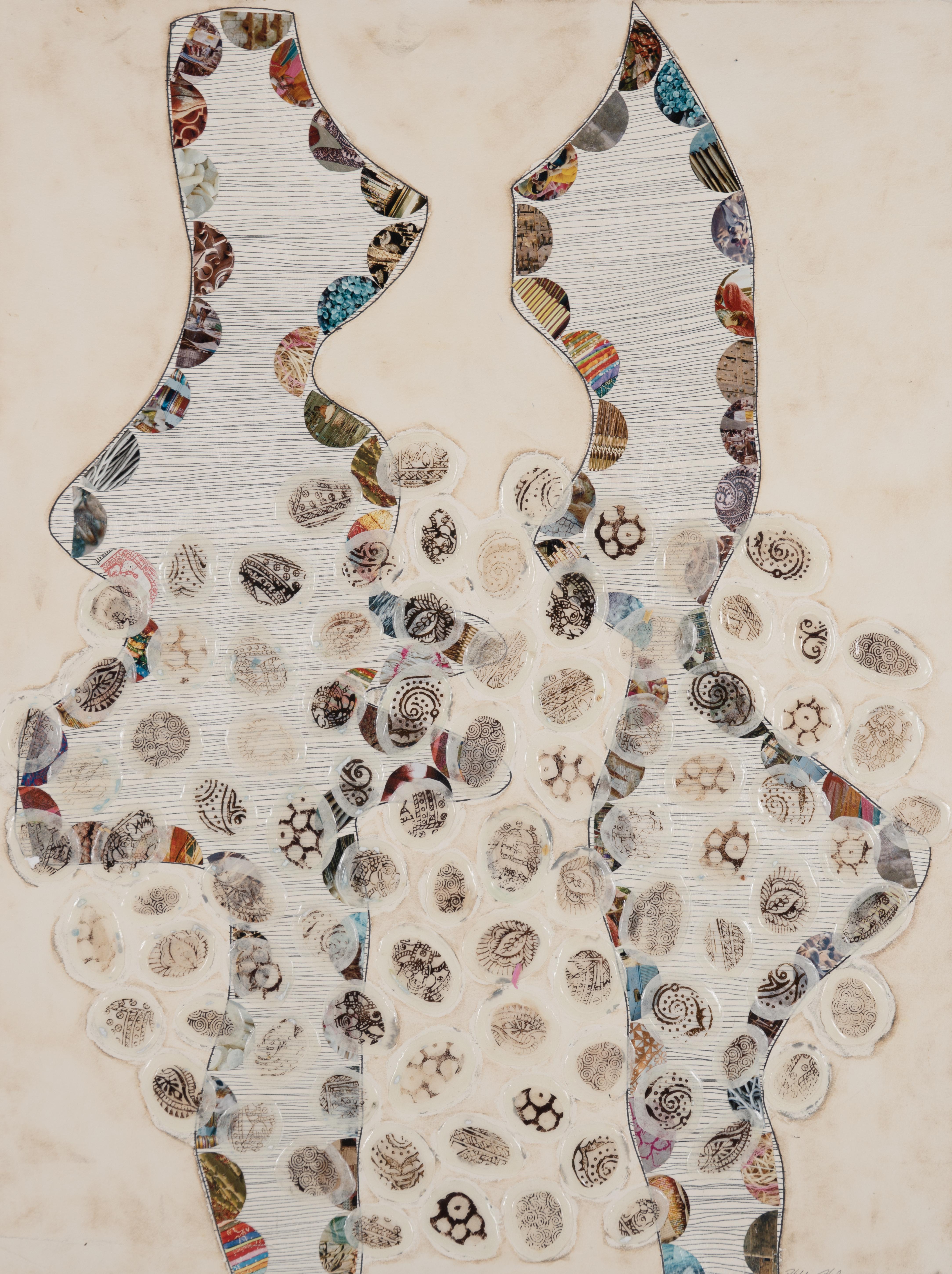 Abstract Painting de Hollie Heller - Detrás de la niebla