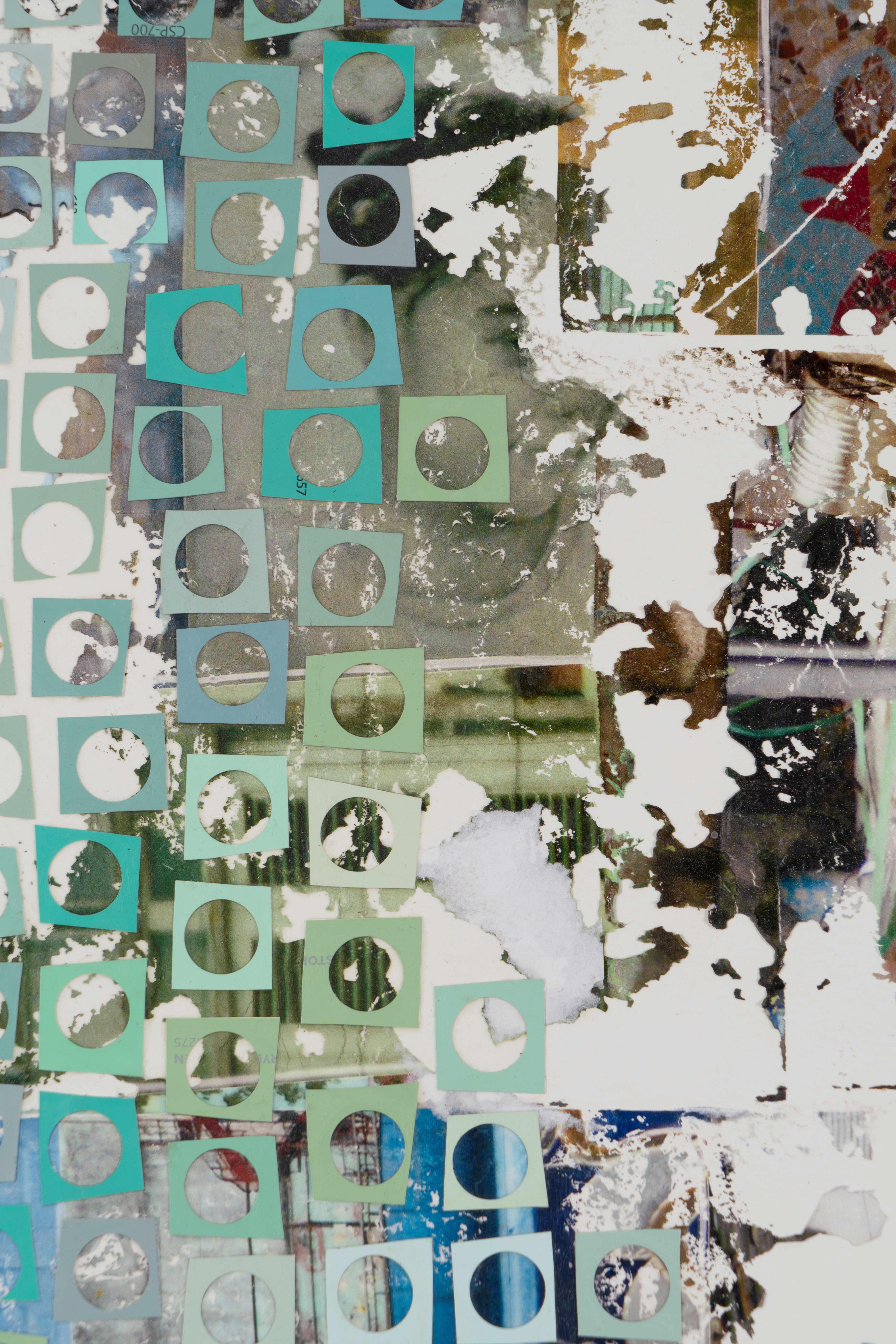 mixed media collage on paper