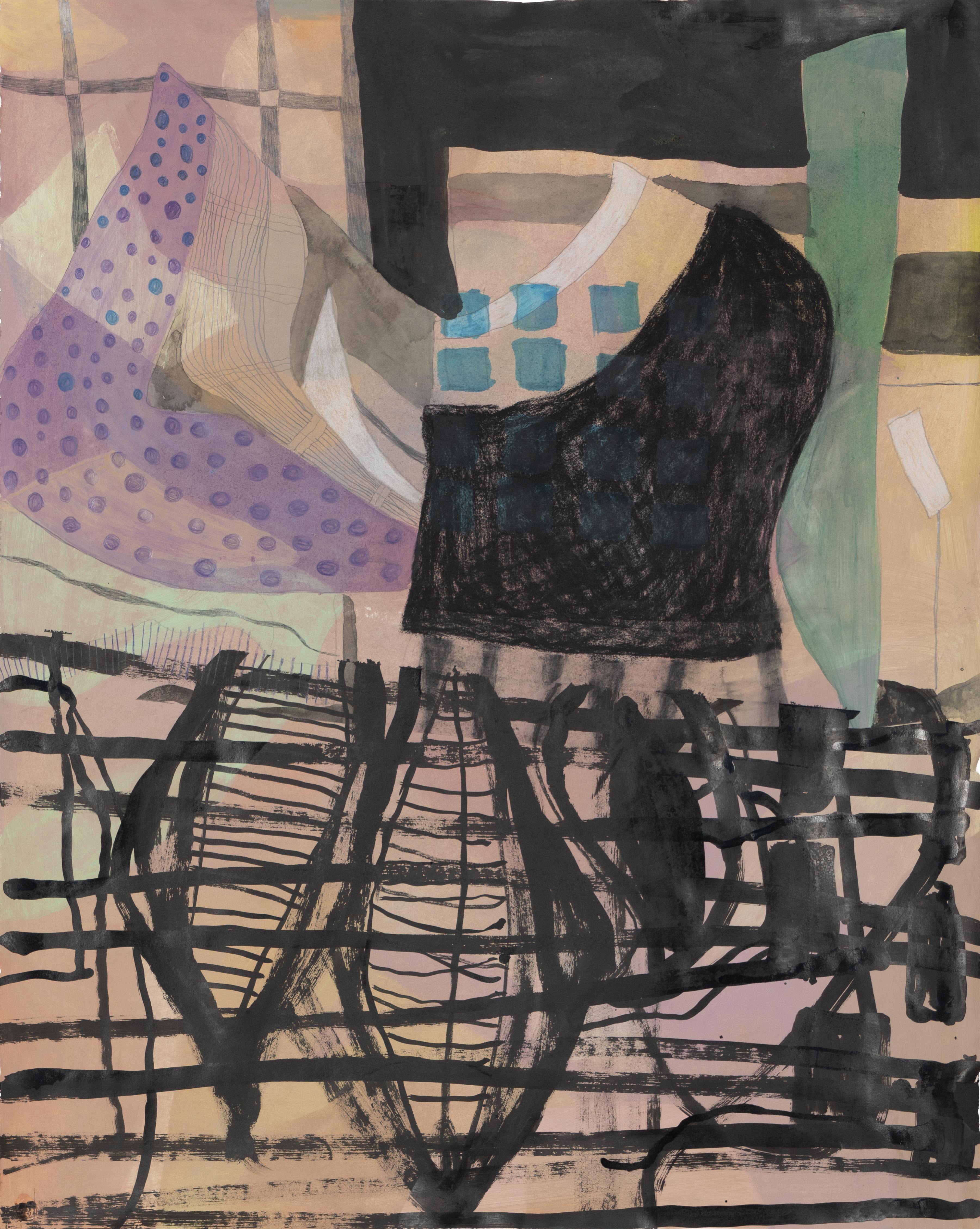 Hollie Heller Abstract Painting – Tangente 3