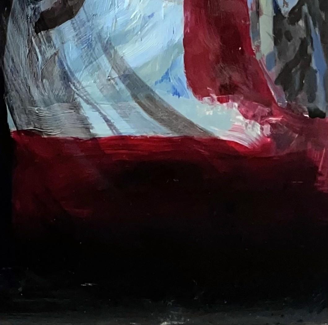 „The Whisper“ (2024) von Hollis Dunlap, impressionistisches Ölporträtgemälde im Angebot 5