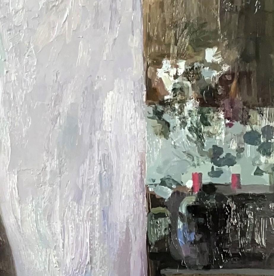 „The Whisper“ (2024) von Hollis Dunlap, impressionistisches Ölporträtgemälde im Angebot 6