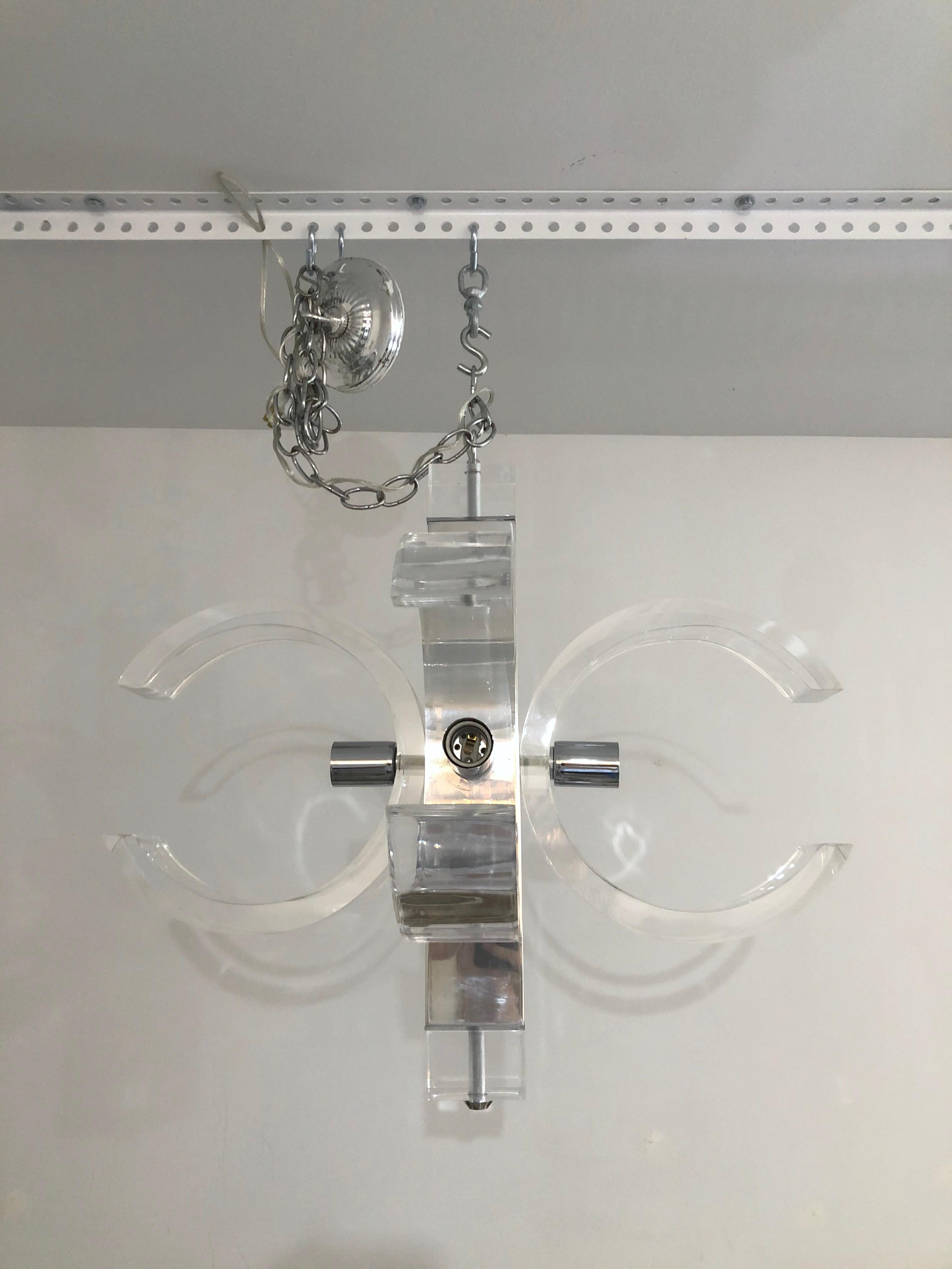 Hollis Jones Lucite Chandelier 4